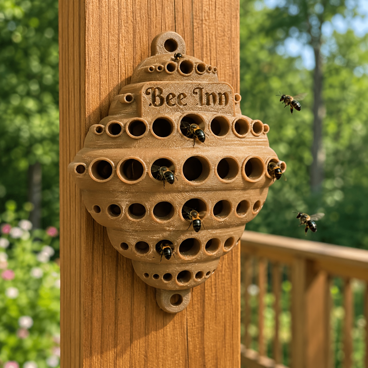 Urban Farming Usa - Hábitat para Abejas y Mariposas Impreso