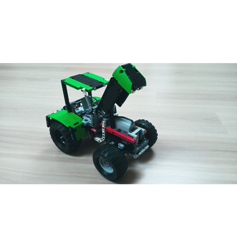 Urban Farming Usa - MOC-80667, Bloques de Construcción de Tractor